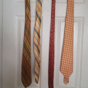 4 vintage ties